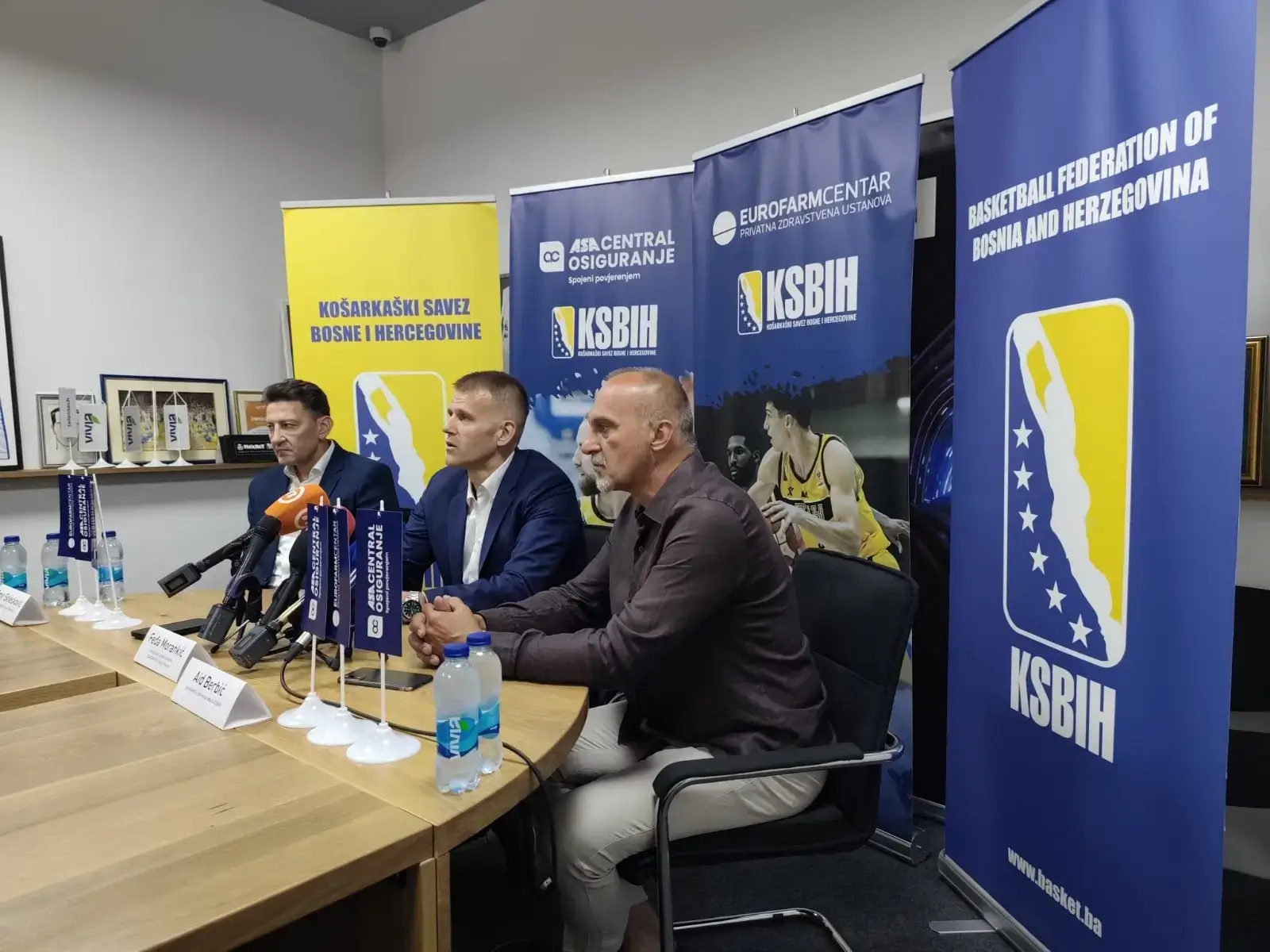 ASA CENTRAL osiguranje i Eurofarm Centar Poliklinika novi sponzori Košarkaškog saveza BiH
