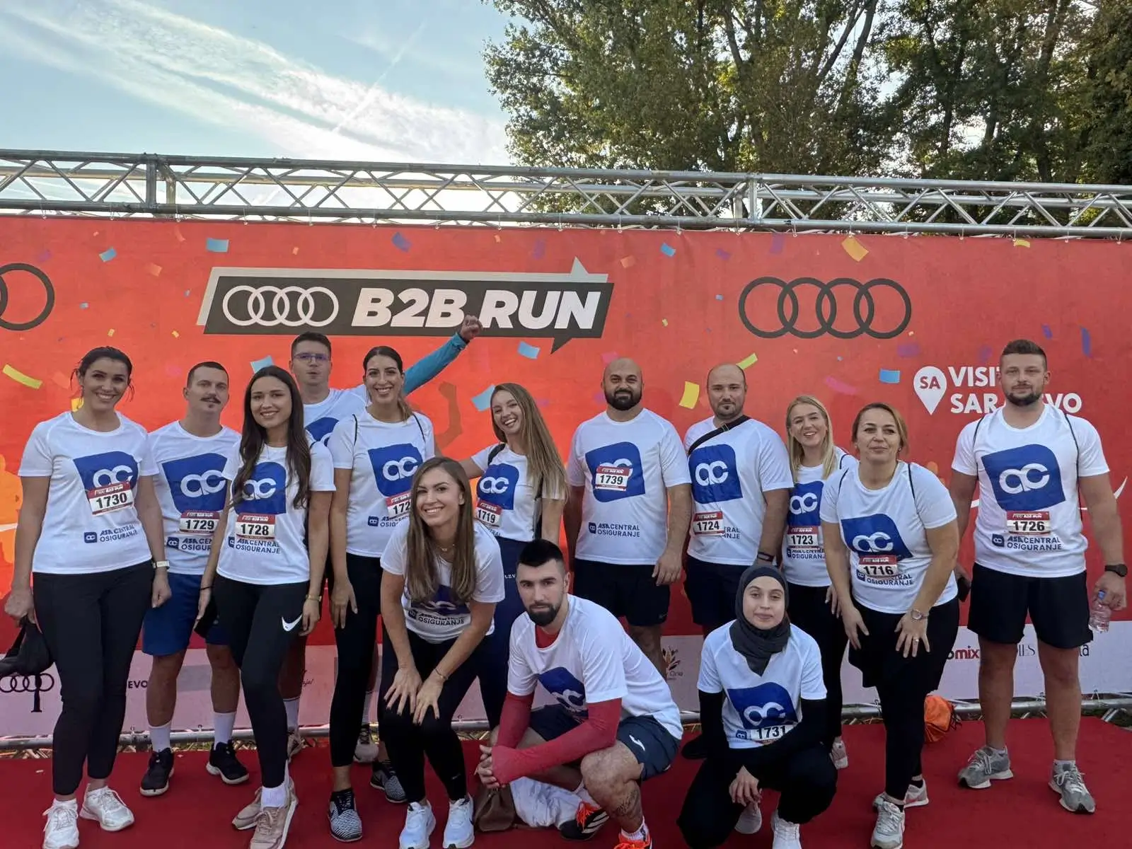 ASA CENTRAL osiguranje na B2B Run Sarajevo 2025.